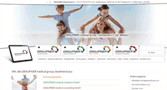Desktop Screenshot of graupner-medical-group.com